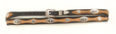 TWISTER 3/8 Leather Hatband With Longhorn Conchos 02688129
