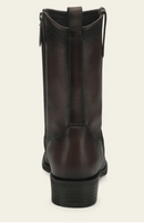 CUADRA Men's Genuine Fuscus Leather Western Boot, Chocolate Grey
