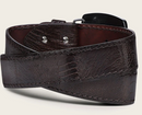 CUADRA Men's Genuine Leather Western Belt, Brown