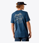 ARIAT Men's Drop Down Eagle Classic Fit T-Shirt, Blue
