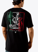 ARIAT Men's Ariat Buckin Baqueno Classic Fit T-Shirt, Black