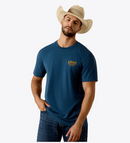 ARIAT Men's Ariat Quality Wood States Classic Fit T-Shirt, Key Largo