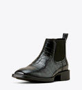 ARIAT Men's Booker Chelsea Wide Square Toe Western Boot, Black