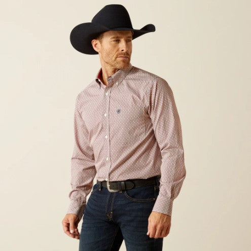 ARIAT Men's Wrinkle Free Iven Fitted Shirt 10054043