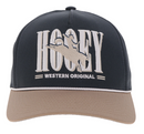 HOOEY Wild Ride Embroidered Logo Cap, Navy/Tan