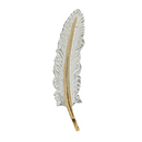 EL GENERAL Two-Tone Metal Hat Feather