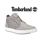 TIMBERLAND TREE Men's Davis Square Mid Lace Sneaker, Medium Gray