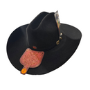 TOMBSTONE Men's 50X Chaparral Beaver Fur Cowboy Hat ,Black