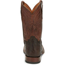 TONY LAMA Men's Canyon 11 Inch Genuine Caiman Belly Tail, Brown