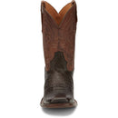 TONY LAMA Men's Canyon 11 Inch Genuine Caiman Belly Tail, Brown