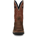 TONY LAMA Men's Fireball 11" Composite Toe Waterproof Work Boot, Tan