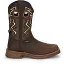 TONY LAMA Men's Force 11 Inch Wide Square Composite Toe Waterproof Work Boot