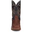 TONY LAMA Men's Force 11" Wide Square Composite Toe Waterproof Work Boot, Brown