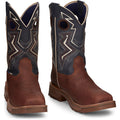 TONY LAMA Men's Force 11Inch Wide Square Composite Toe Waterproof Work Boot, Brown