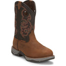 TONY LAMA Men's Junction 11" Waterproof Steel Toe Work Boot, Brown