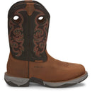 TONY LAMA Men's Junction 11" Waterproof Steel Toe Work Boot, Brown