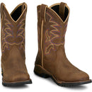 TONY LAMA Men's Roustabout 11" Waterproof, Tan