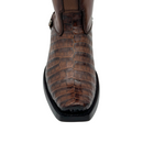 CUADRA Men's Atlantic Paja Fuscus Lomo Belly Leather Western Boot CU936