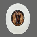 STONE Men's 1000X Johnson Our Lady of Guadalupe Hat , Natural