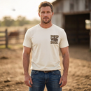 MONTERO Men's Rodeo Bull Tee, Beige