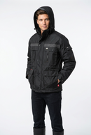 CATERPILLAR Men's Heavy Insulated Parka, Black
