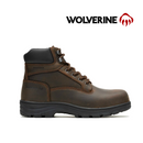 WOLVERINE Men's Carlsbad Waterproof Steel Toe Work Boots, Brown