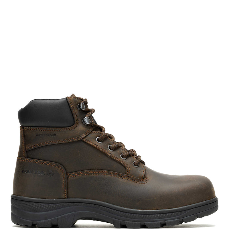 WOLVERINE Men's Carlsbad Waterproof Steel Toe Work Boots W231123