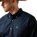 ARIAT Men's Wrinkle Free Willem Classic Fit Shirt, Black