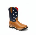 WORKMEN Men's Patriot Soft Toe Work Boot ,Miel