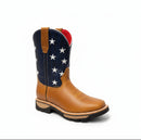 WORKMEN Men's Patriot Soft Toe Work Boot ,Miel