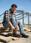 WORKMEN Men's Soft Toe Work Boot, Cafe