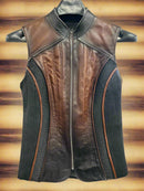 CUADRA Women's Ovine Zipper Vest JC238