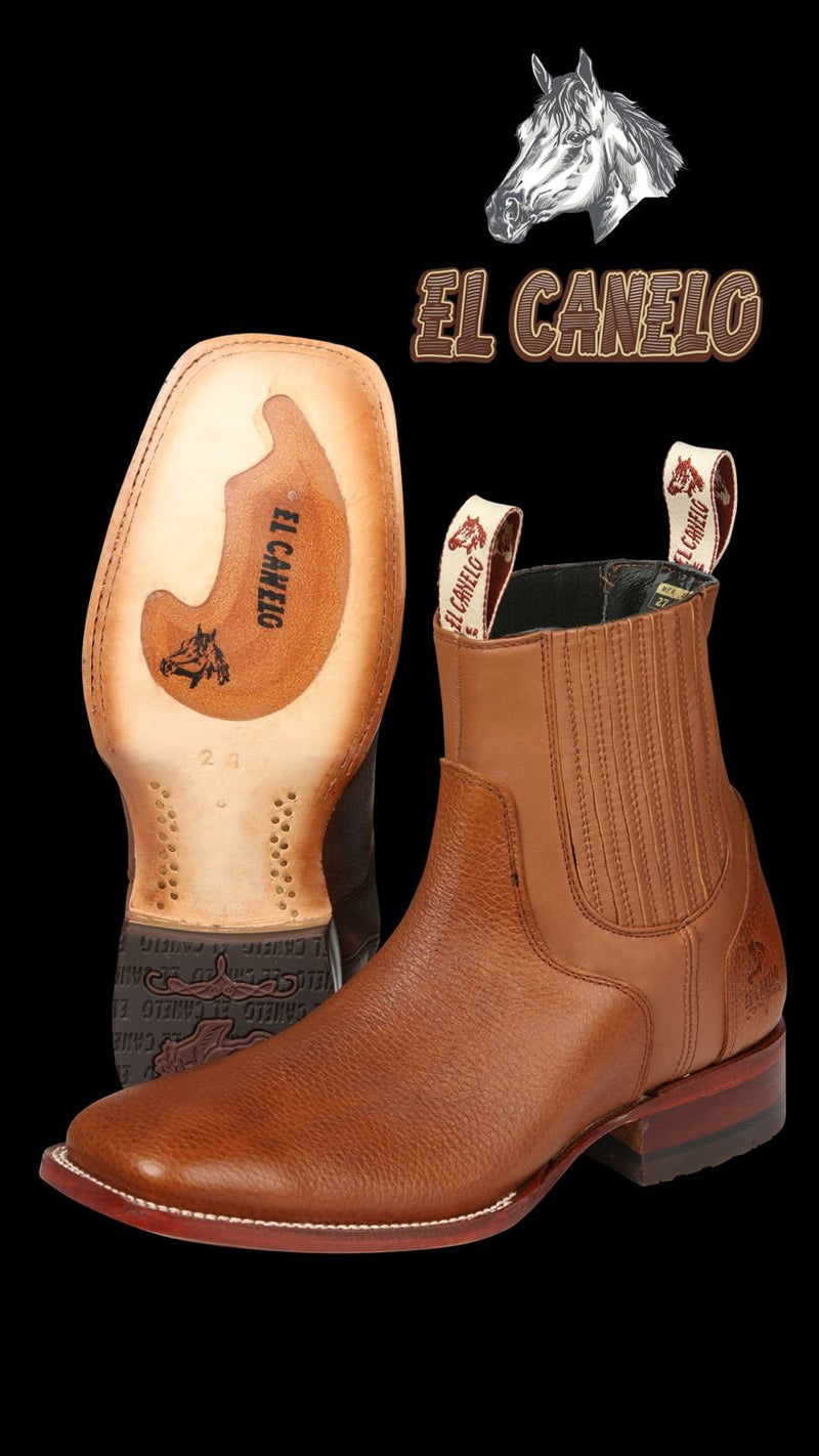 EL CANELO Men's Botin Caisson SQUARE TOE