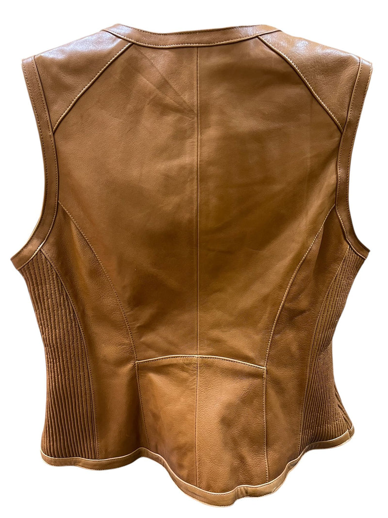 WOMEN'S Leather Vest WILD RIDER WRD-4023