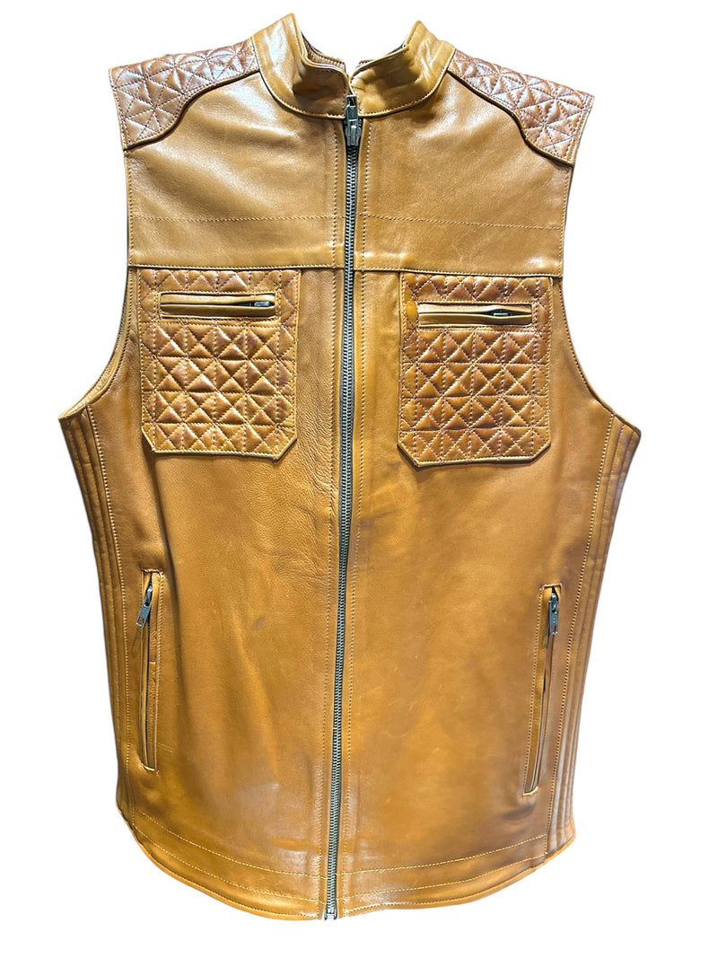 MEN'S WILD RIDER Leather Vest WRC-1017