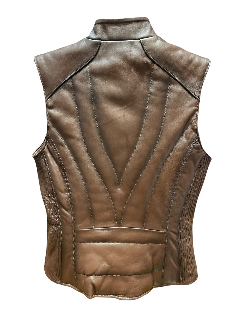 WOMEN'S LEATHER VEST WILD RIDER WRD-4016