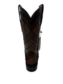 CUADRA Men's Pirarucu Genuine Western Boot