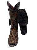 CUADRA Men's Pirarucu Genuine Western Boot