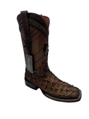 CUADRA Men's Pirarucu Genuine Western Boot