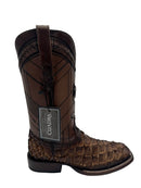 CUADRA Men's Pirarucu Genuine Western Boot