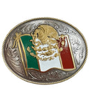 ARIAT Shield Mexico Tricolor Oval Buckle,