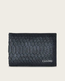CUADRA Men's Genuine Leather Bifold Wallet, Oxford