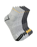 CATERPILLAR Men's Advanced Half Cushion Quarter Socks (6 Pack)