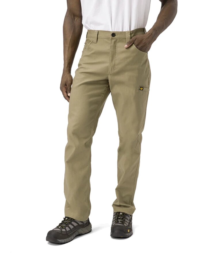 CATERPILLAR Men's Stretch Canvas Utility Work Pants - Straight Fit 1080038