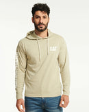CAT Men's UPF Hooded Banner Long Sleeve T-Shirt 1510425