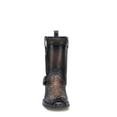 CUADRA Men's Genuine Python Leather, Black