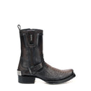 CUADRA Men's Genuine Python Leather, Black