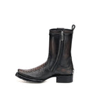 CUADRA Men's Genuine Python Leather, Black