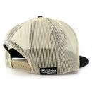 EL VIEJON Comanche Flat Visor Cap, Brown
