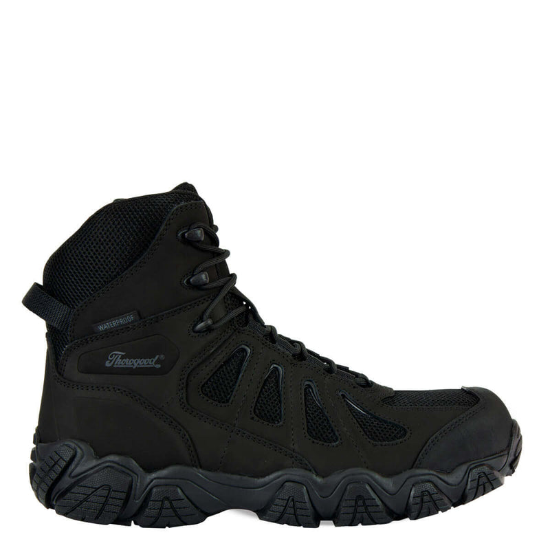 Thorogood Men's Crosstrex Series Safety Toe Side Zip BBP Waterproof 6″ Hiker 804-6290